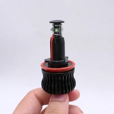 Factory 40W H8 White LED Angel Eyes Fog Lamp