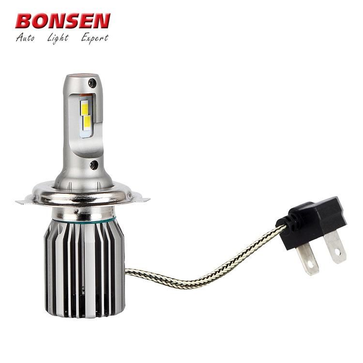 LED Replacement Headlight Car Bulbs H4 H11 with COB Chip