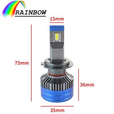 2PCS H1 H3 H4 H7 LED Light H8 H11 Hb3 9005 Hb4 9006 LED Headlights Mini Car Light Bulbs Automobiles Auto Lamp