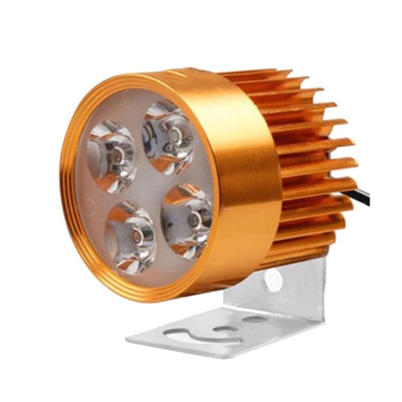 4 LED Motorcycle Light 12V 10W E-Bike Headlight