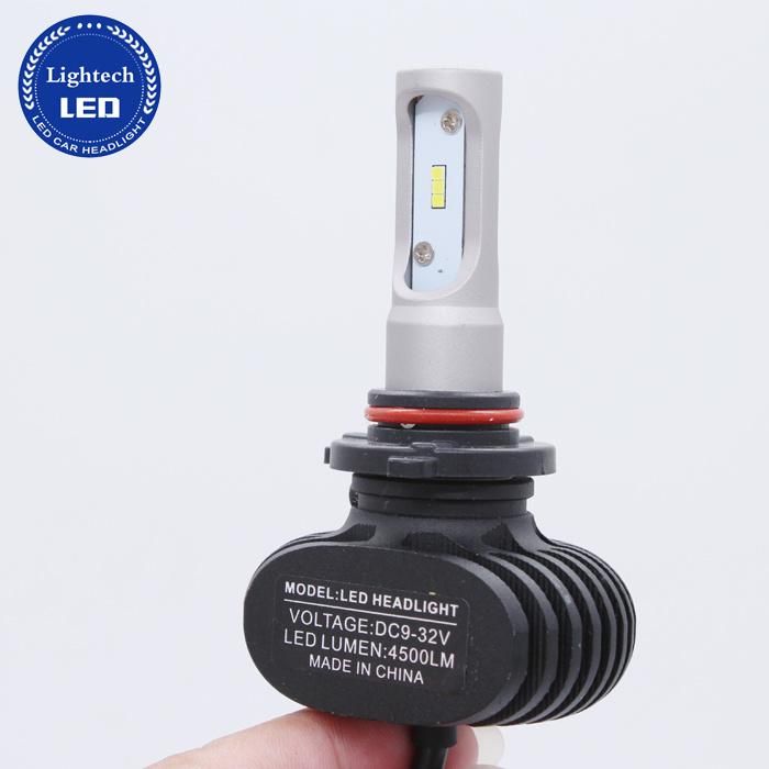 Car Accessories 9005 Hb3 Mini LED Headlight S1 S2 50W 8000lm Car Dual Color LED Head Light