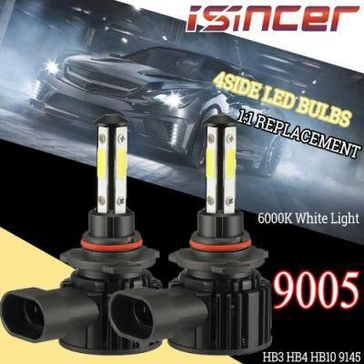 Powerful Super Bright LED Bulb LED Headlight 9005 Auto Lamp Car Automobiles LED Head Lamp 12V 24V 8000K Blue Light