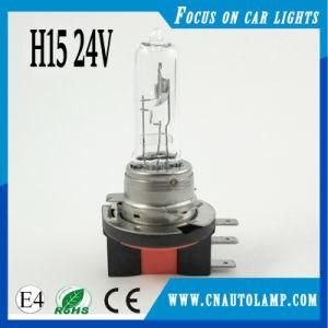 Auto Headlight H15 Halogen Lamp 24V 20/60W for Truck