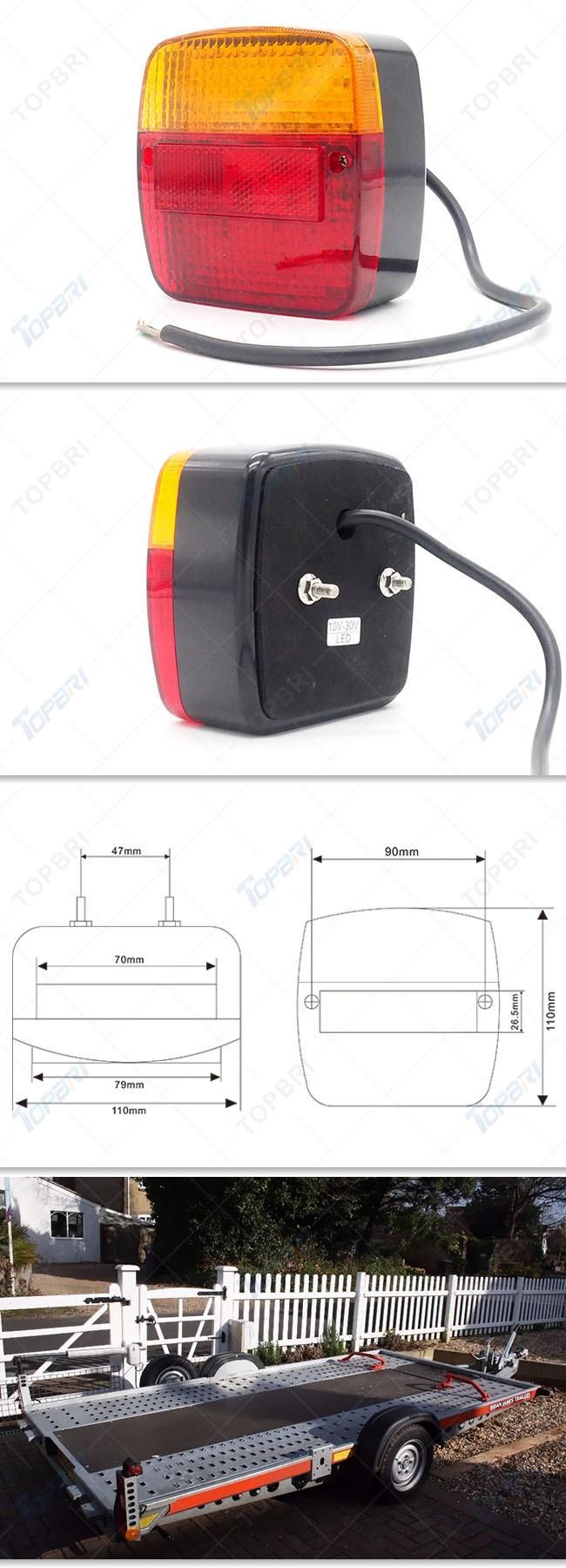 Red Yellow ATV Truck LED Marker Warning Lights