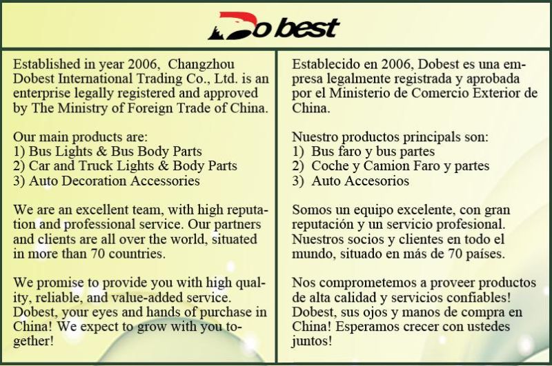 Full Range Bus Spare Parts