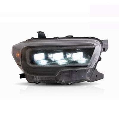 LED Car Headlight for Tacoma 2015 2016 2018 2020 with Full LED Lens and Sequential Signal