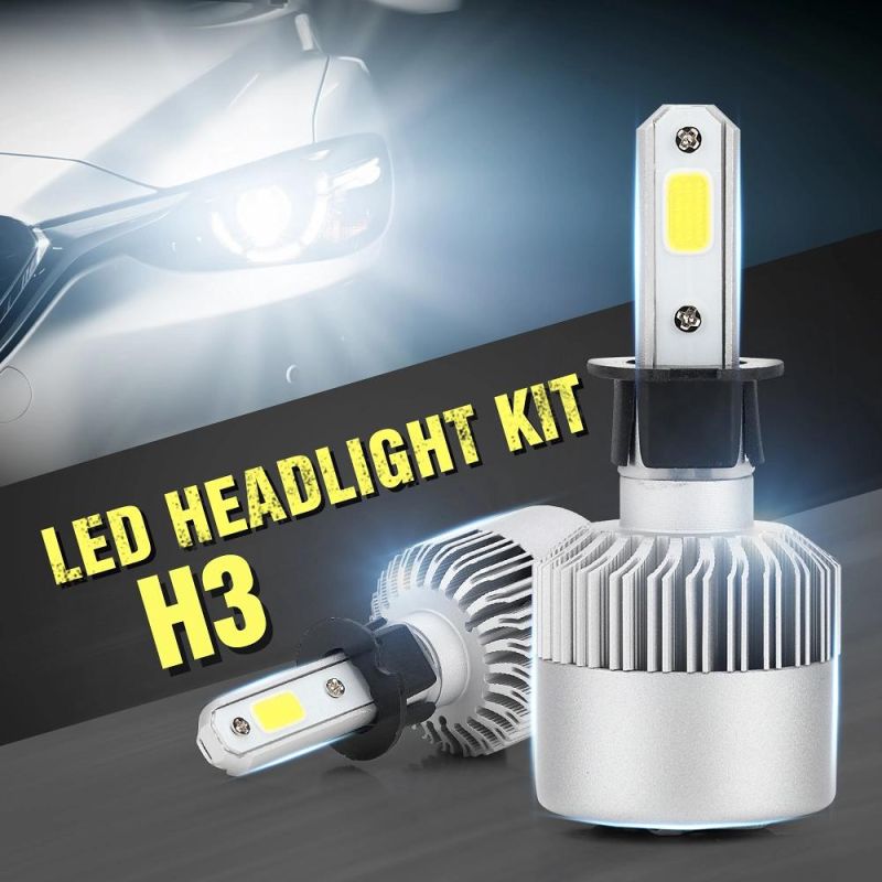 Wholesale Cheap Car H3 S2 LED Headlight for Auto 72W 8000lm