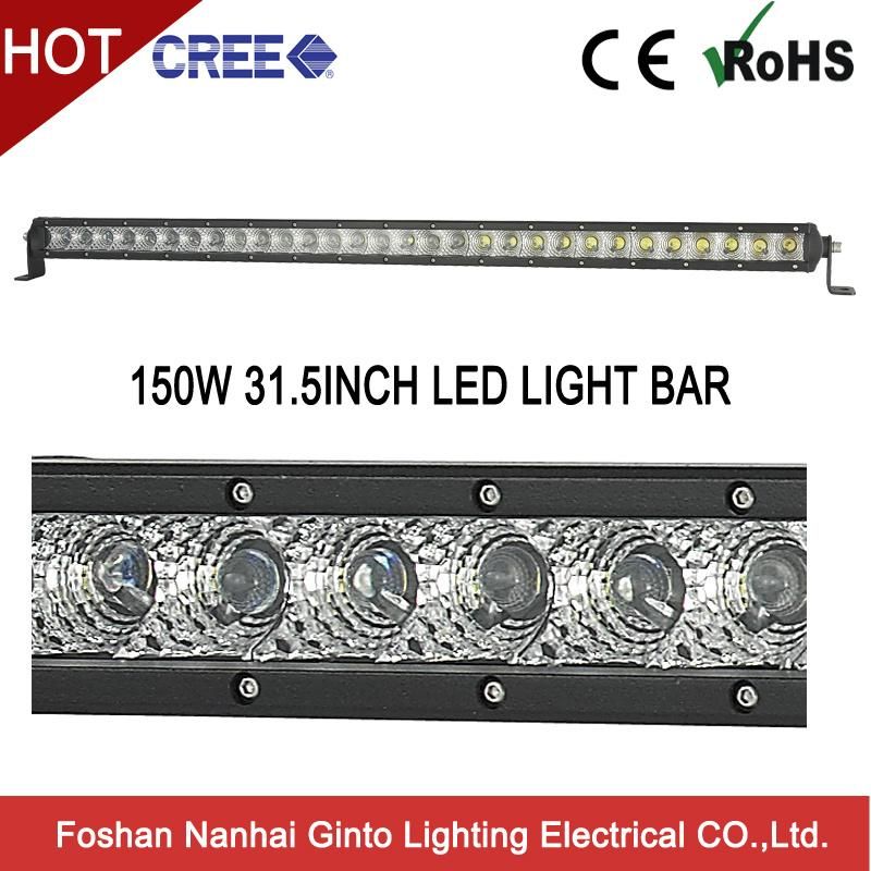 Low Profile 150W 31.5inch CREE 12V/24V LED Light Bar for off Road Car Truck (GT3510-150W)