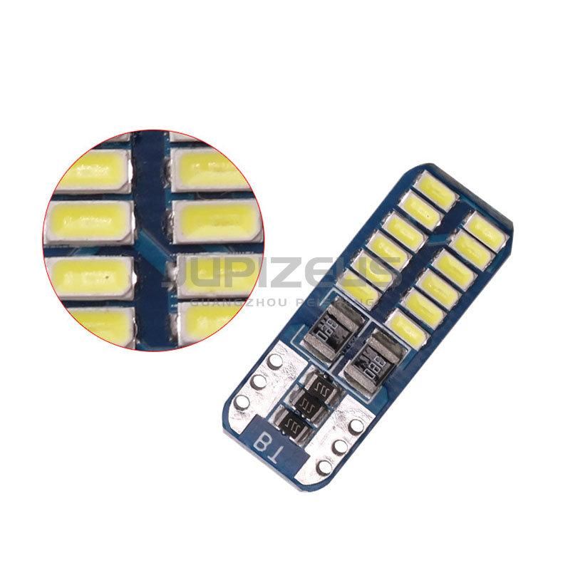 Extremely Bright 480lm T10 24SMD 3014 Canbus Decoder High Lumen Auto LED Interior Light Bulbs