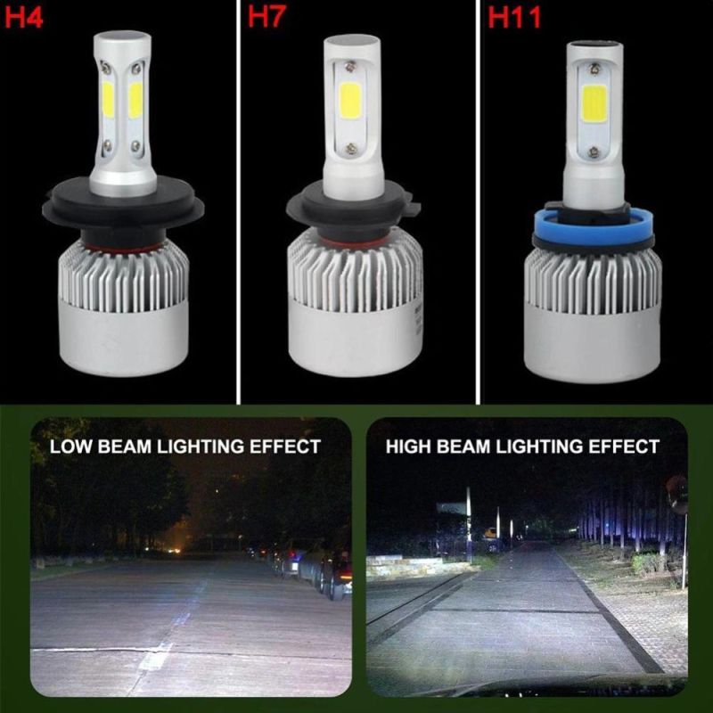 COB S2 Good Car Conversion Kit Car LED Headlight H1h3h4h11h13 Car LED Headlamp 9005 9006 Auto LED Car Lamp