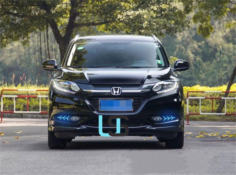 Front Bumper Fog Lamp Brake Reverse Turn Signal LED Daytime Running Light for Honda Vezel Hrv Hr-V 2015-2018