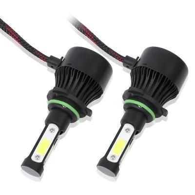 4 Sides Bright H4 H11 H7 9005 9006 9007 Car LED Headlight Bulbs X7 72W 16000lm Headlamp COB Chips Auto LED Bulb 12V Auto Headlight