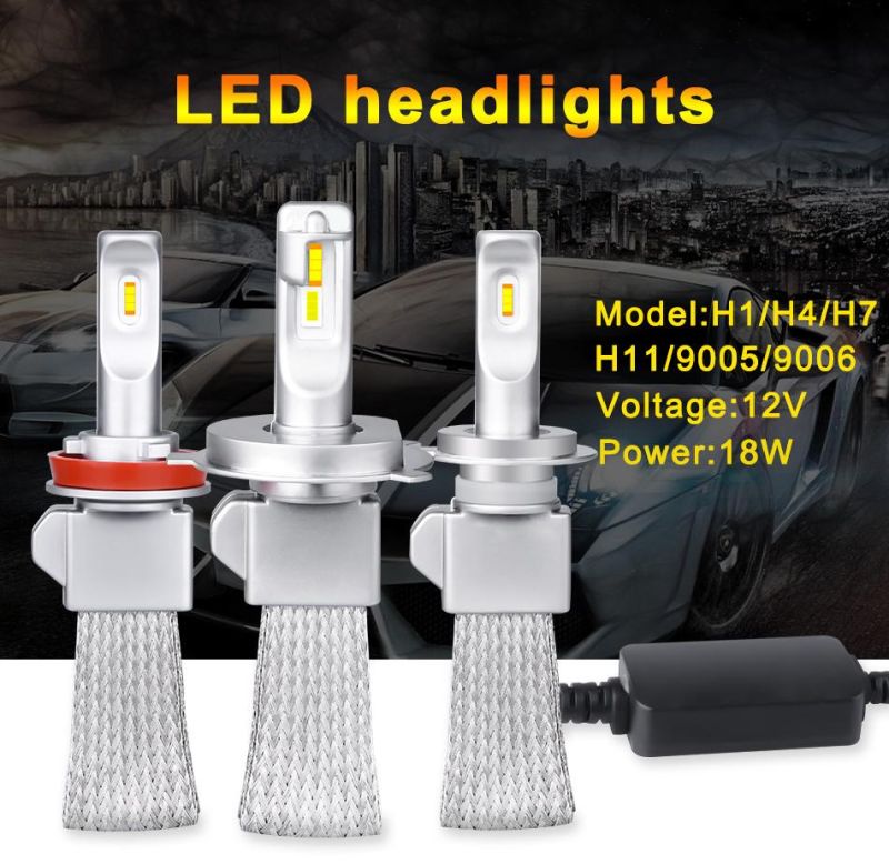 Car LED H4 LED Copper Dissipation Belt Headlight for Cars