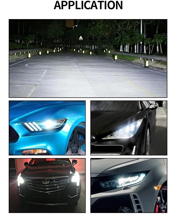 Aurora LED Bar Auto Lamps Copper Heat Dissipation H11 H7 9005 Car LED Headlight