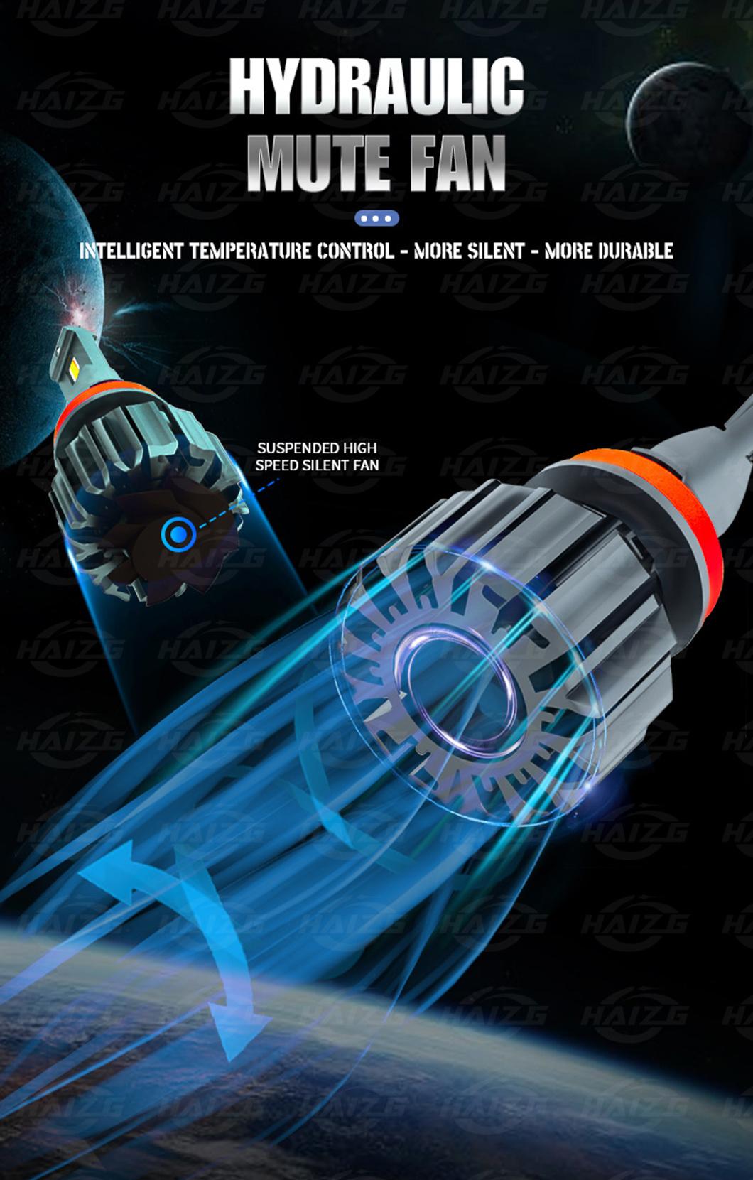 Haizg Super Bright S10 High Power Auto Car Accessories Hot Selling LED Headlight Bulbs 360 Light H4 Car LED Headlight