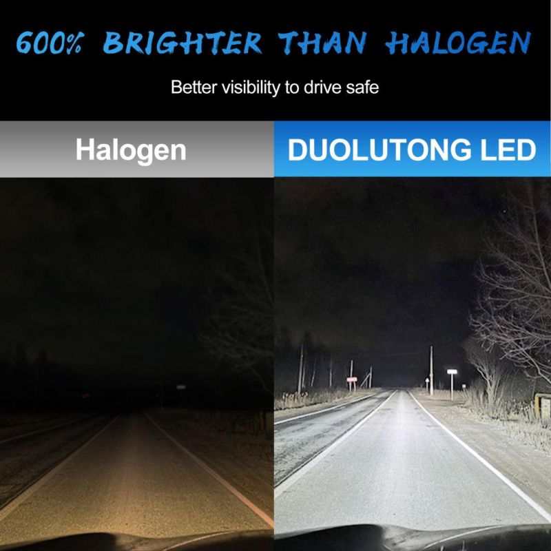 Powerful Super Bright LED LED Headlight H4 Auto Lamp Car Automobiles LED Head Lamp 12V 45W 6000K Blue Light 30000 Hours