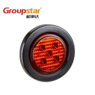 Popular LED Truck Trailer Clearance Rear Position Lights 2.5 Inch 24V LED Side Marker Lamps Tail Lamp