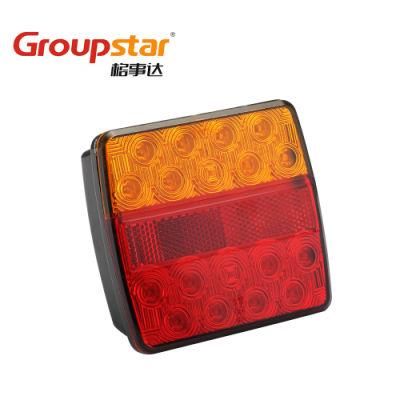 Tail Lamp Adr E4 Rear Marine Submersible Indicator Stop Tail No Plate Reflector LED Trailer Lights 12V