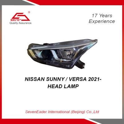 High Quality Car Auto Head Lamp Light for Nissan Sunny / Versa 2021-