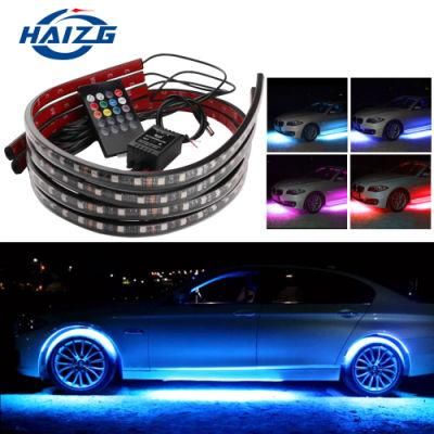 Haizg 90cm 120cm RGB Under Car LED Lighting 7 Colors Underglow LED Strip Light