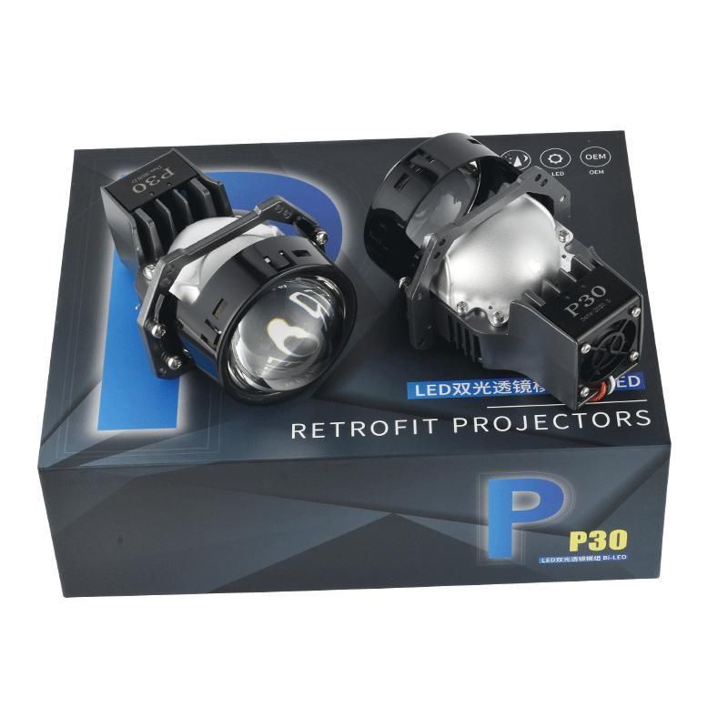 Gj Car Projector Headlight P30 65W LED Car Projector Lights 7500lumen LED Projector Headlight
