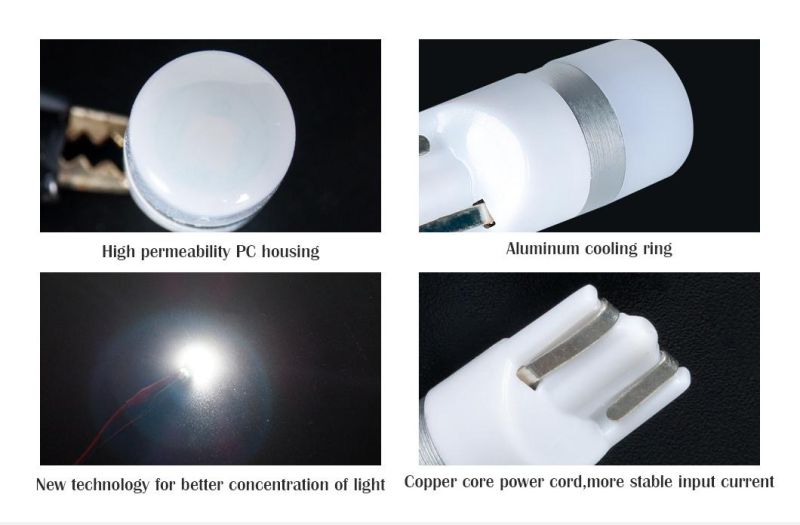 T8 Foggy Shell LED Car Interior Light Width Light Position Light