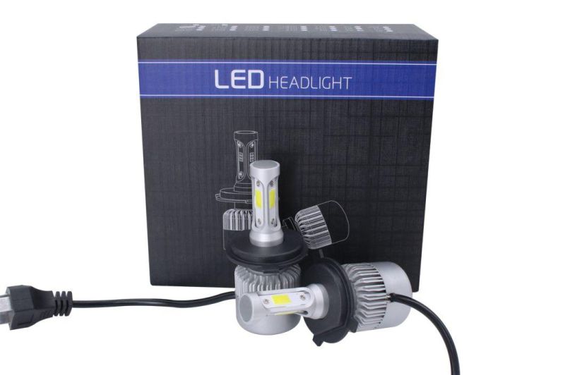 S2 H4 Headlights with LED Lights 4000lumen Model LED Headlight 12V DC