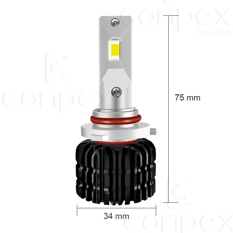 Conpex High Power Universal Auto Car Small LED Headlight Bulbs for M6 PRO 9005 30W