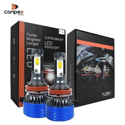 Conpex Universal Manufacturer H11 Lamp N9 Rts 3600lm 6000K Fan Cooling H4 LED Headlight Car