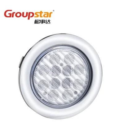 Car Parts E Mark Approval 10-30V 4 Inch 12 PCS Trailer Truck Forklift Tractor LED Round Turn Light