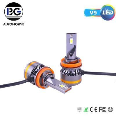 Auto Lighting System Headlamp V9 60W Car LED Headlights Bulb H1 H4 H7 H11 9005 9006 LED Bulbs for Cars