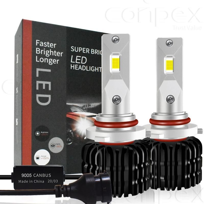 Conpex High Power Universal Auto Car Small LED Headlight Bulbs for M6PRO 9005