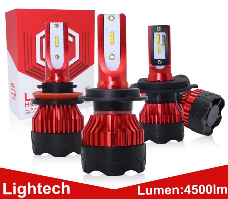 Lightech X3 S2 C6 72W Car LED Headlight with H7 6000lm