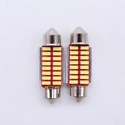 12V Auto Interior Lamp Car Light LED 36mm Light 39mm Festoon 5050 4SMD Car LED Reading Light with Canbus