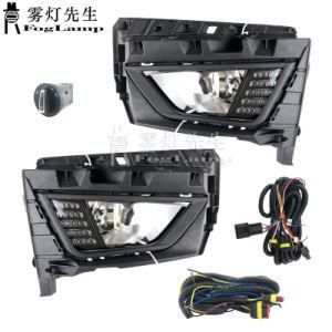 for Volkswagen Polo Plus 2019 2020 Daytime Running Light LED Front Fog Lamp with Turn Signal