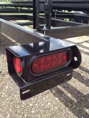 Long Haul New Trailer Truck Steel Housing Box with 6&quot; Oval Tail Light 2&quot; Marker Light LED Trailer Truck Steel Housing Box