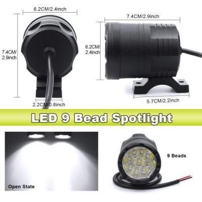 LED Pods Light 2PCS Spot Fog Lights 4inch 90W Spot Beam LED Work Lights for Motor SUV ATV Truck Boat Tractor Forklift