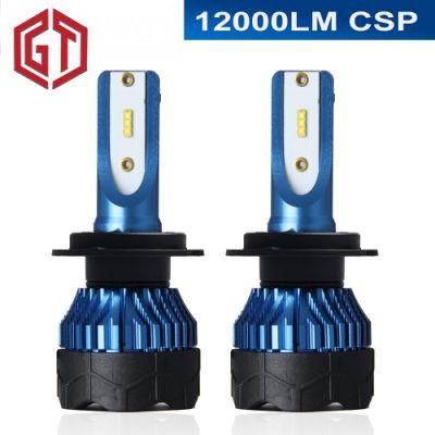 LED Car Headlight H7 H4 H11 H1 9005 9006 72W 12000lm/Pair Turbo LED Bulbs Csp Headlamp 12V Hb3 Hb4 H8 H9 H11 Fog Lights