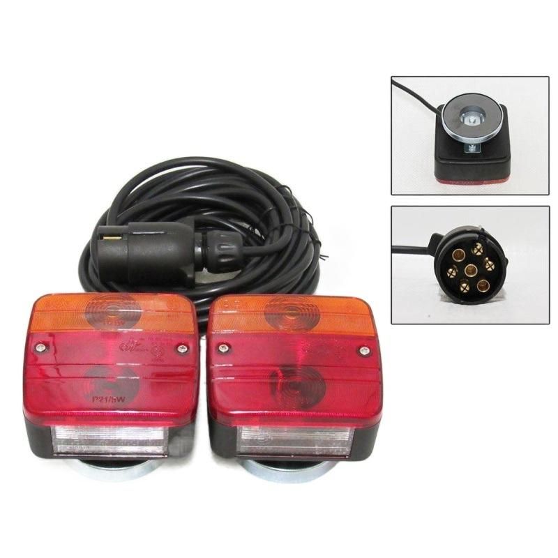 Rear Magnetic Trailer Lights with Cable