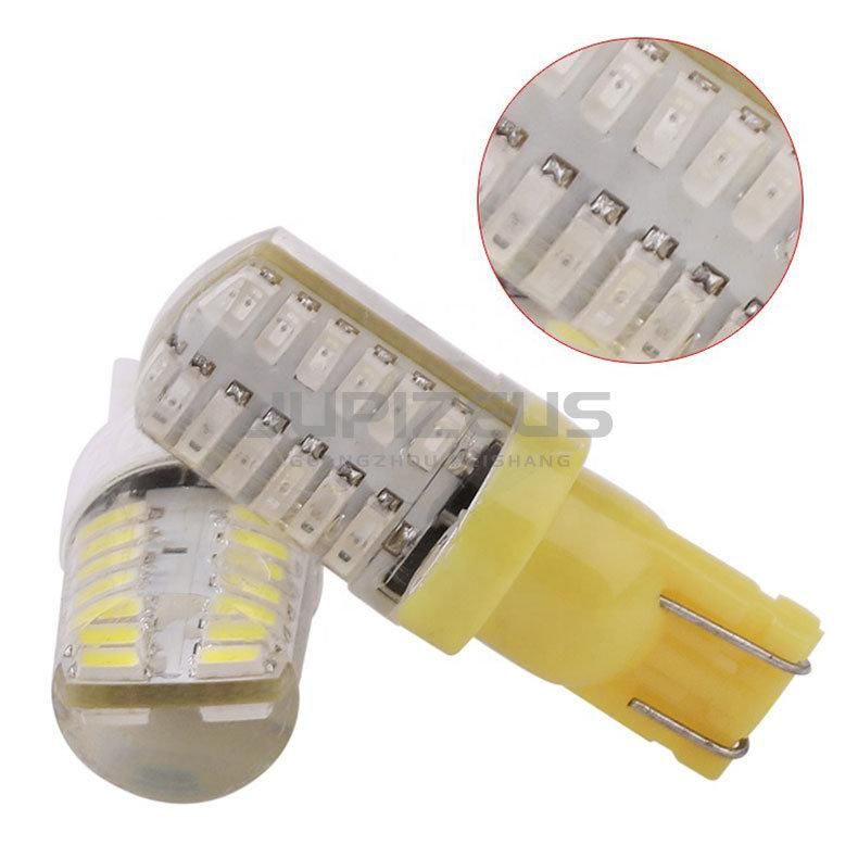 Car LED T10 3014 24SMD Silicon Light Bulb for Trunk Light with Multi Color