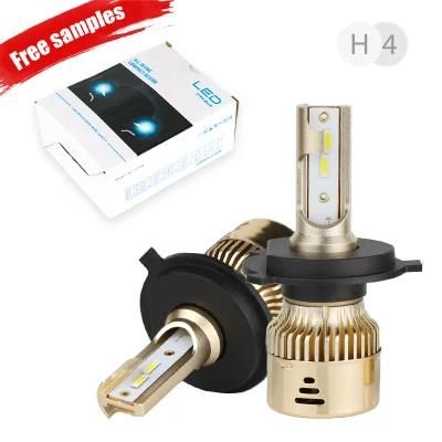 L8 New High Lumen Fan Cooling Canbus Car 12V 9006 9005 H11 H4 Auto LED Headlight Bulb