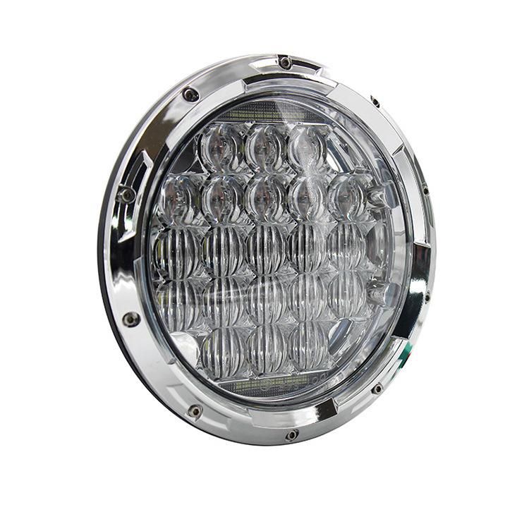 7 Inch LED Headlight for Jeep Wrangler Lada 4X4 Motorcycle DOT Smoke 5D Len 84W LED Headlamp 7" with DRL