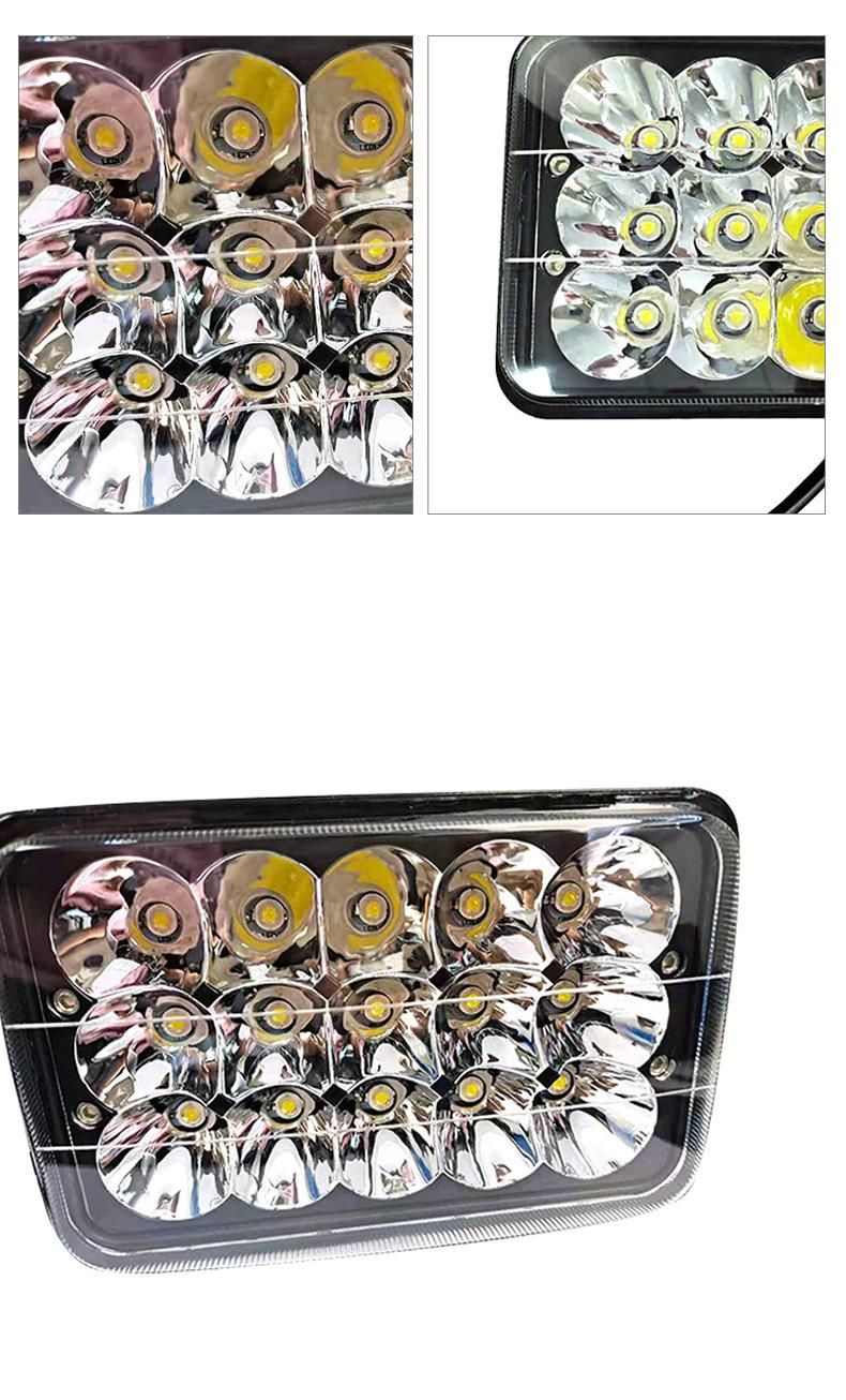 5inch 45W Rectangle Auto Offroad Spot Beam LED Driving Light for Trucks