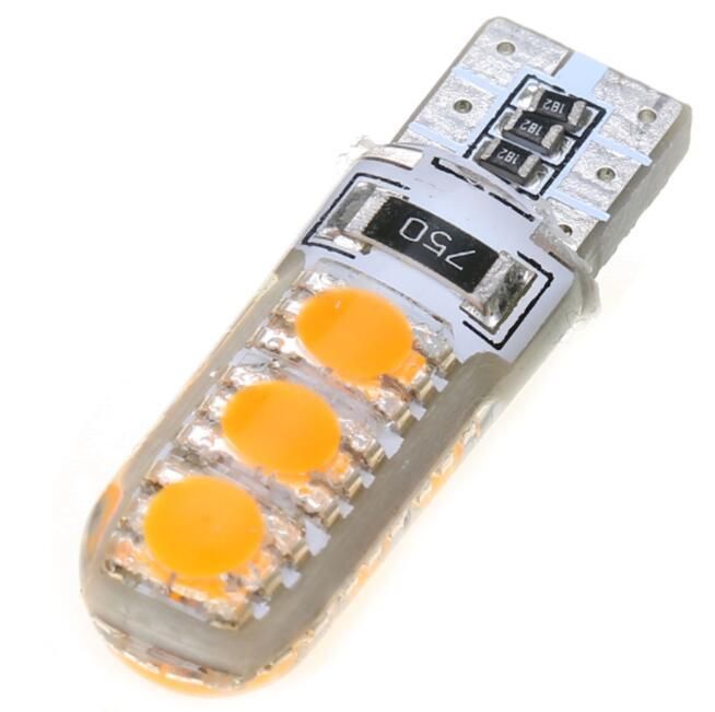 Auto LED Bulb for Car Amber 5050 6SMD T10