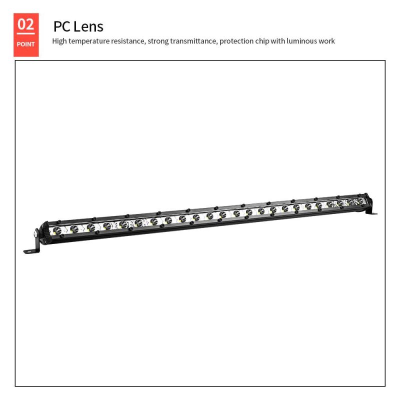 Dxz LED Light Bar 26inch 24LED 72W LED Work Light Motorcycle Tractor Boat off Road 4WD 4X4 Truck SUV ATV Driving Lights