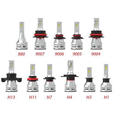 2021 New High Brightness 24V 12V Auto M2 9012 H27 880 H13 H1 H11 H7 H4 LED Headlight Bulb for Cars