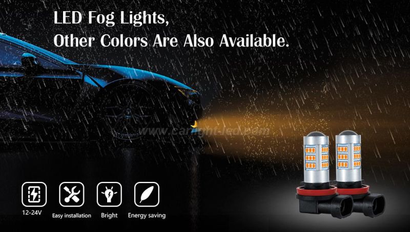 Anti-Fog Golden Light High Power LED Auto Fog Lights