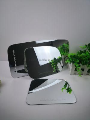 Clear Float Glass Aluminium Convex Mirror R-1200 2.0mm 305*407mm