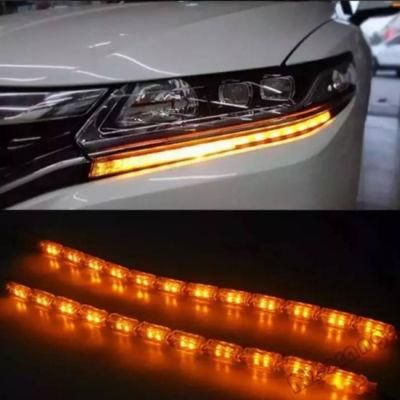 New Crystal Water Lamp LED DRL with Telescopic Steering