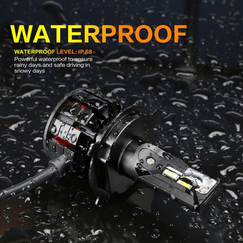 M2 Car LED Headlight Bulbs 4800 Lumens H1 H4 H7 H8h9h11 9005hb4 9006hb4 9V-32V Auto Mini Headlamp